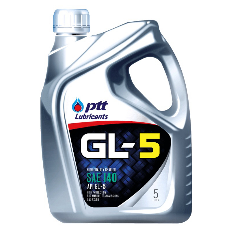 น้ำมันเฟืองท้าย PTT GL5-140.(5L)