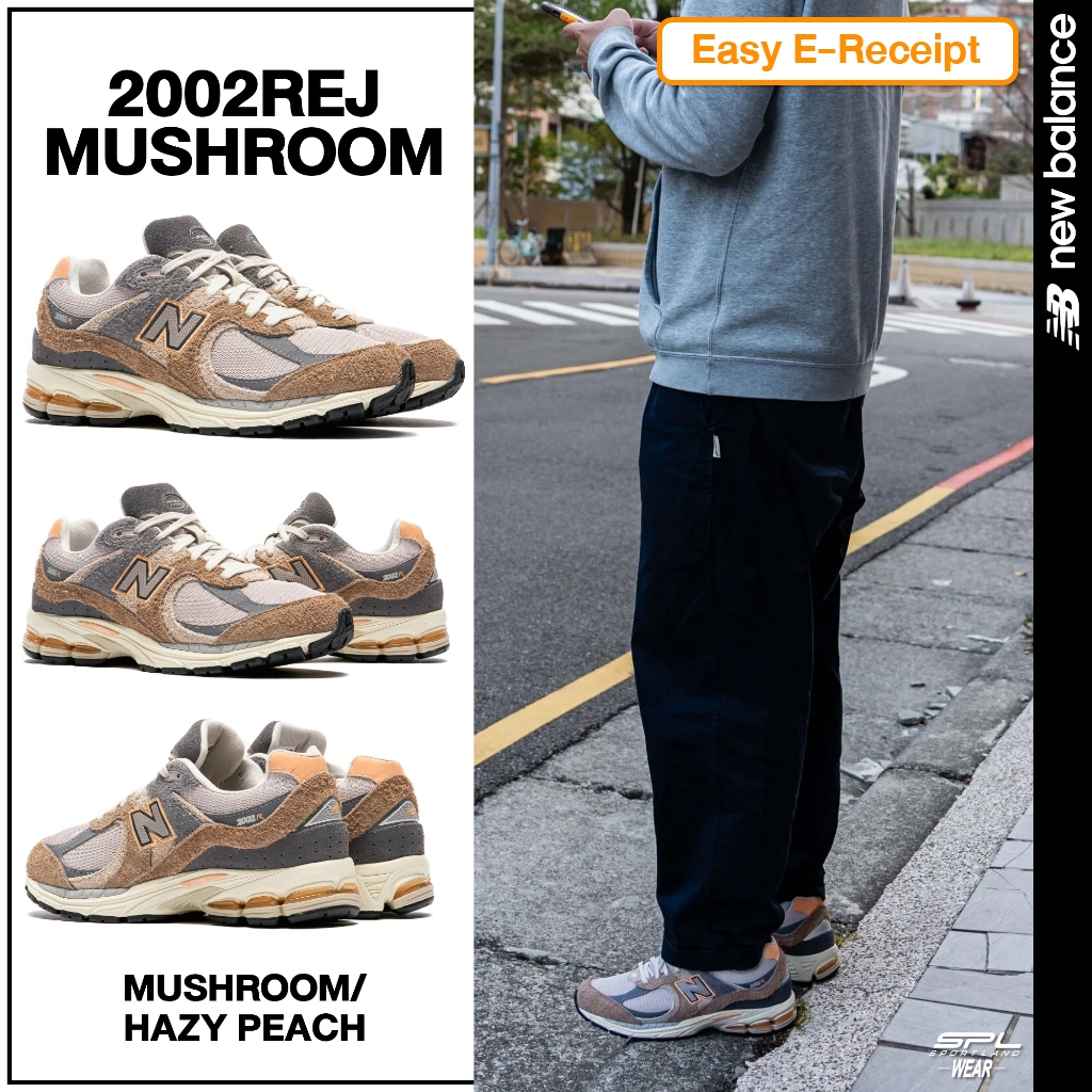 New Balance รองเท้าผ้าใบ NB ND M 2002 Mushroom Hazy Peach M2002REJ (5900)