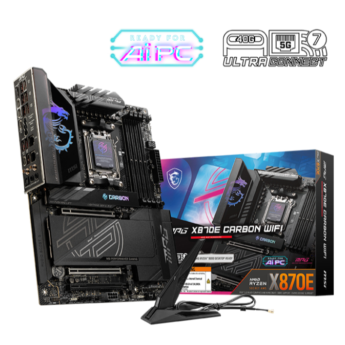เมนบอร์ด MSI MPG X870E CARBON WIFI (MSI PERFORMANCE GAMING)