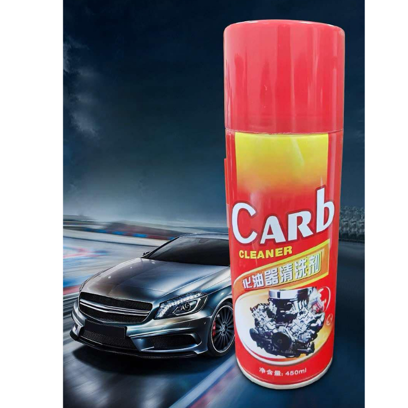 สเปรย์ทำความสะอาดคาร์บูเรเตอร์ ปีกผีเสื้อและหัวฉีด CARB SPRAY & INJECTOR CLEANER ขนาด 450 ml.