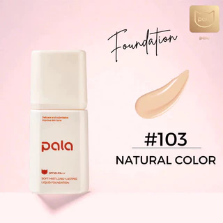 รับตรงบริษัท PALA พาลารองพื้น SPF50+PA+++ Soft Mist Long-Lasting Liquid Foundation