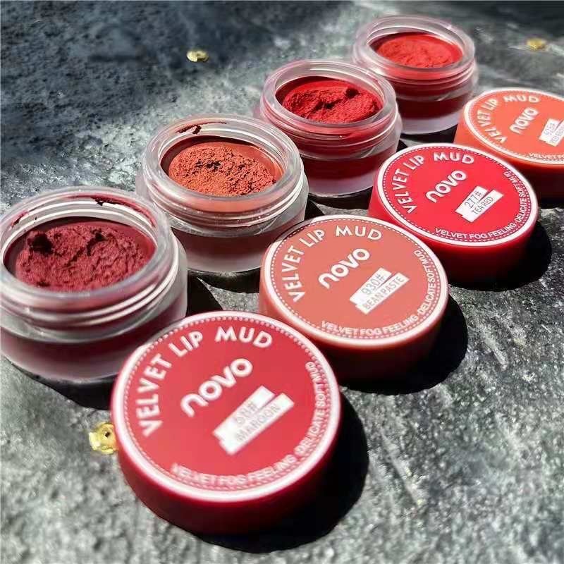 NOVO Velvet Lip Mud NO. 5461 โนโว เวลเวท ลิป มัด ลิปสติก เนื้อครีม เนื้อแมทท์