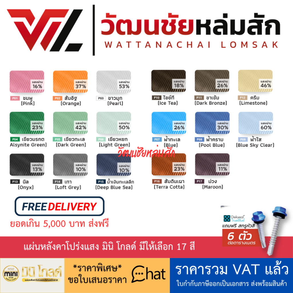 *ส่งฟรี* Profast แผ่นโปร่งแสง มินิ โกลด์ Mini Gold