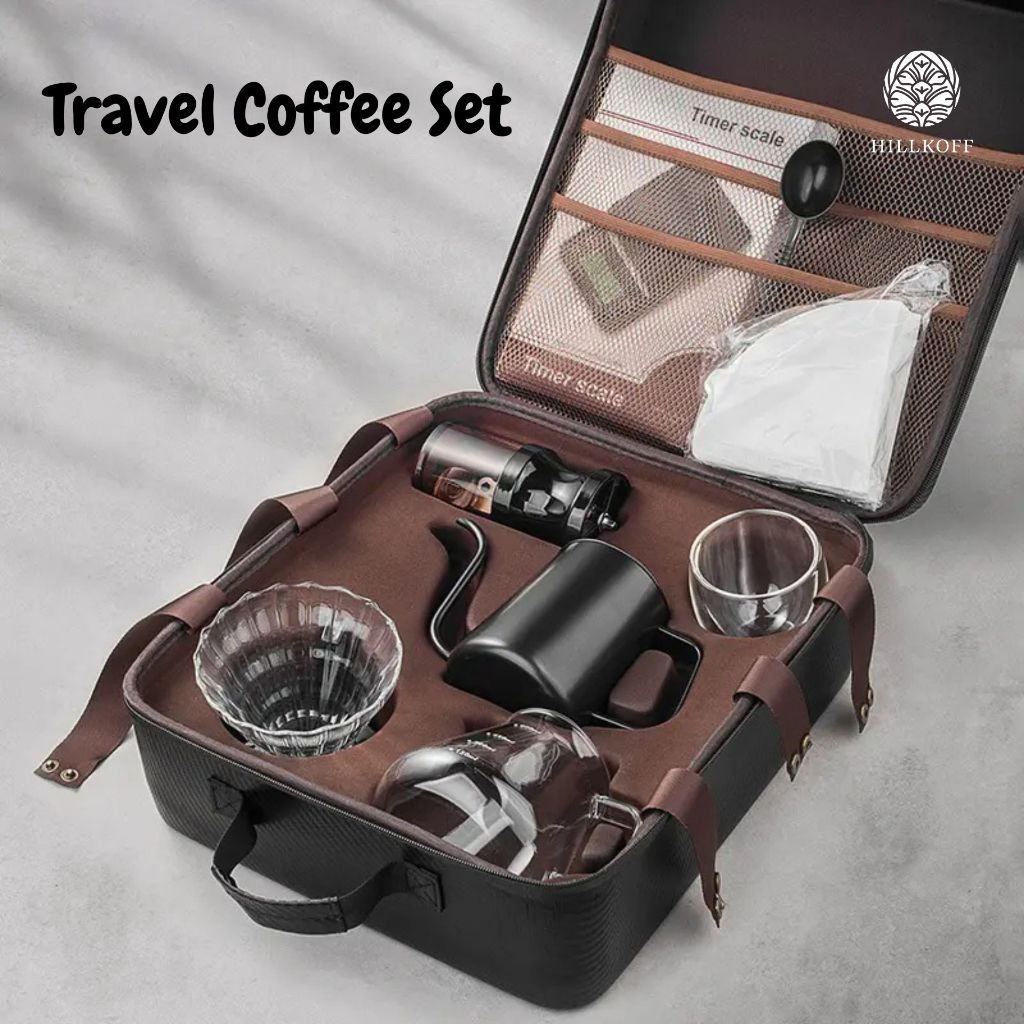 Hillkoff : Travel Drip Set อุปกรณ์ดริปกาแฟ ชุดดริปกาแฟ Travel Set Coffee Maker อุปกรณ์ Slow Bar