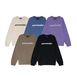 LOGO LS TEE (100 % BCI cotton long sleeve tee with Suede Puf…