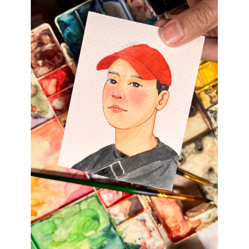 รับวาดรูป ราคาน่ารัก สบายเป๋า😊🤩ขนาด 3x4”และ4x5”📣