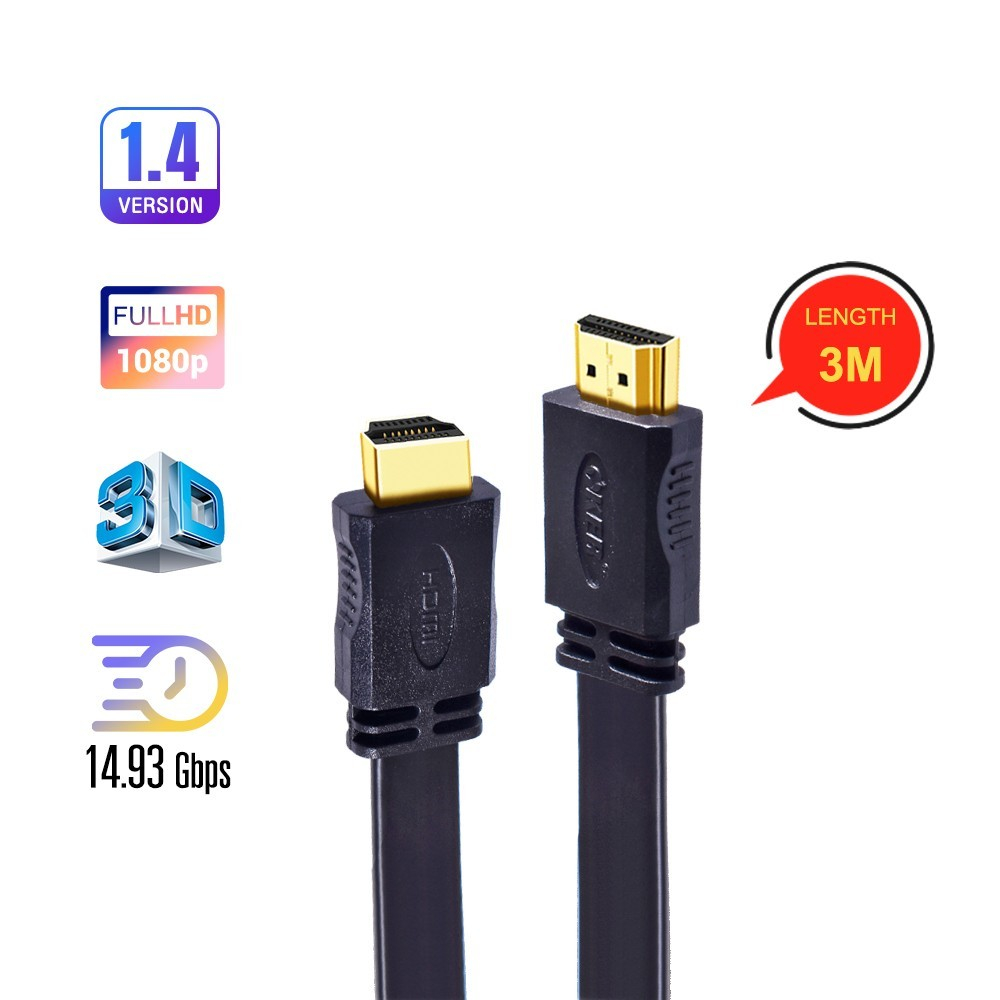 OKERสายHDMI / 4K(ทองแดงล้วน)เวอร์ชั่น 1.4 (รุ่น HD-302/3M.)