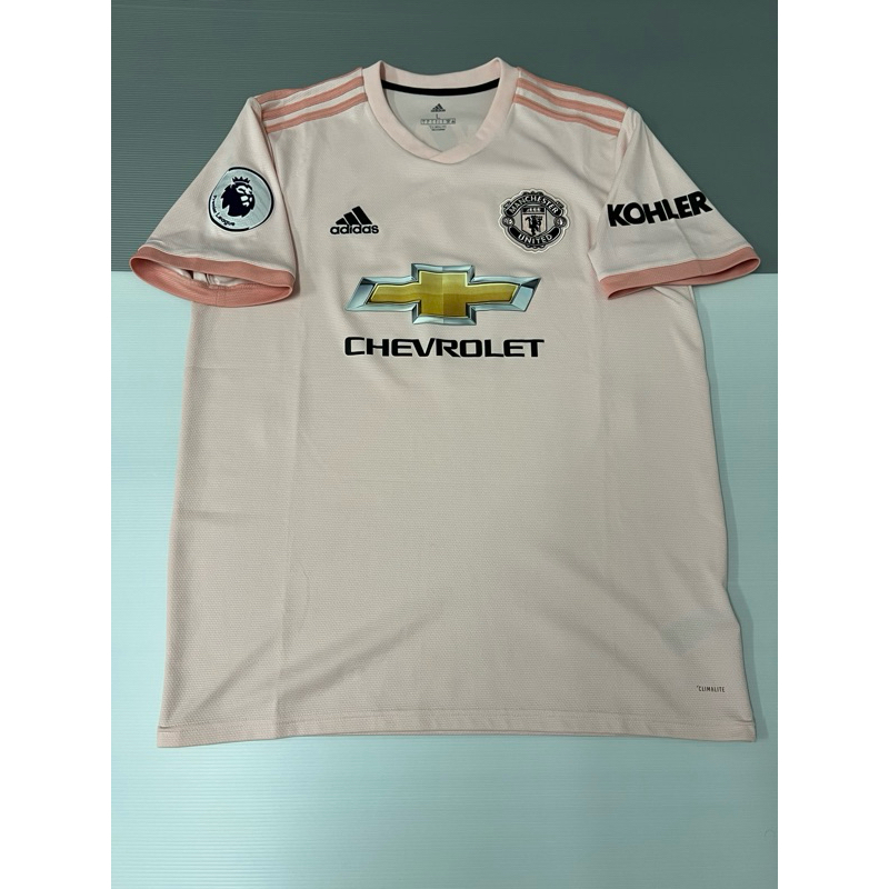 เสื้อบอลของแท้ (มือสอง) Manchester United เยือน 2018 Size L หลัง 9 LUKAKU ชื่อเบอร์ อาร์มแท้ ใช้สำหร