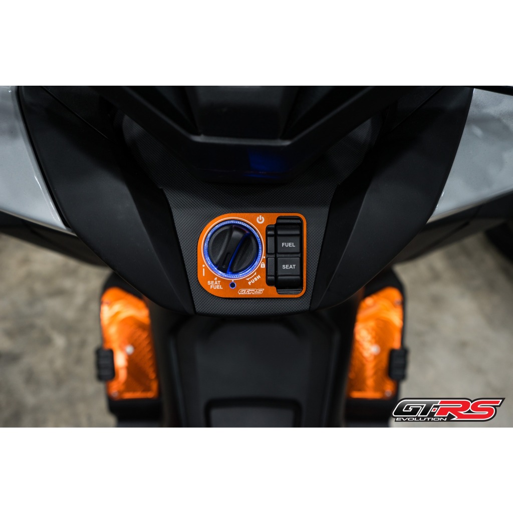 ฝาครอบสวิทกุญแจ มีเนียม 2D GTRS FORZA-350 - แดง- ทอง- เทา- ดำ- เขียว- น้ำเงิน - ส้ม- ม่วง ราคา 250 บาท/อัน - รูปที่ 2