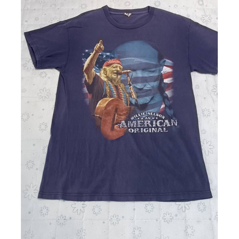 เสื้อยืด Willie Nelson.