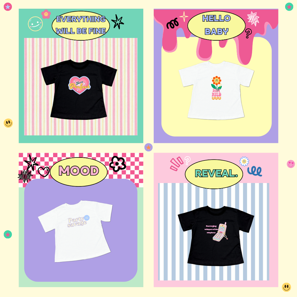 icezii.studio เสื้อยืดทรง Baby Tee