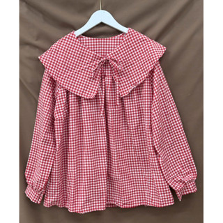 Mini derss คอปกแขนพอง🍒