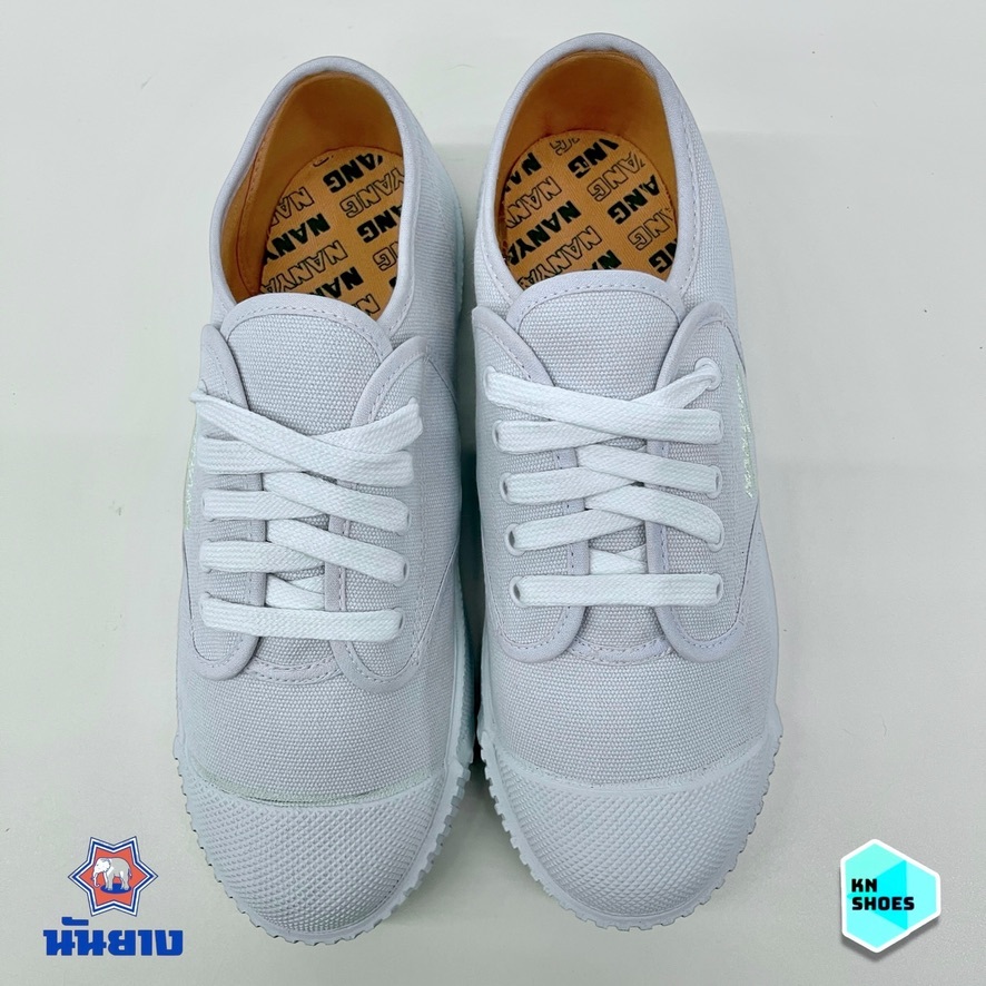 รองเท้านักเรียน รองเท้าผ้าใบนักเรียน นันยาง 205-S  เบอร์ 31-45 ของแท้ 100%