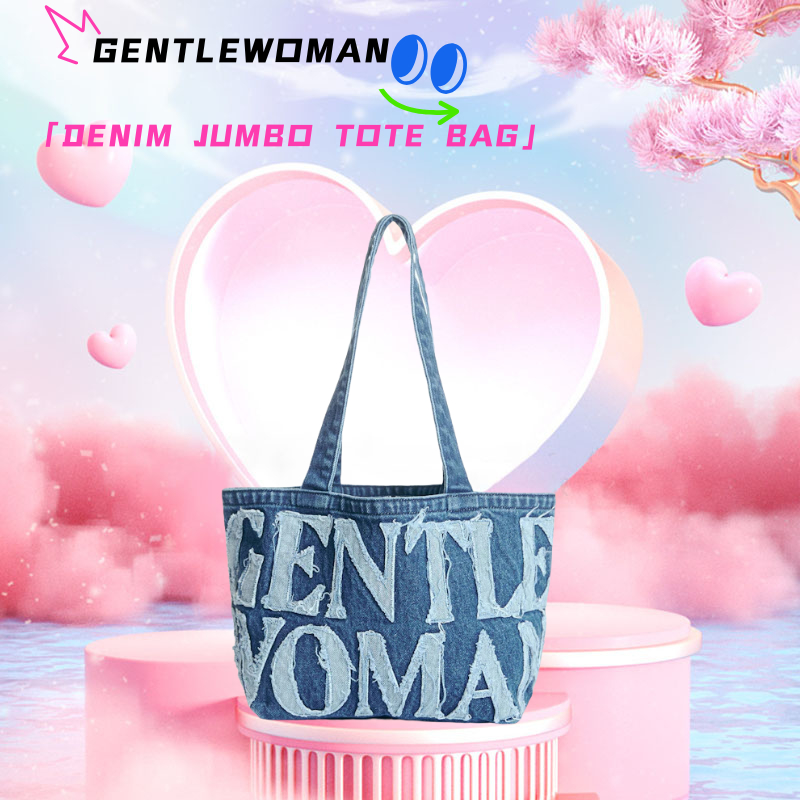 Gentlewoman Denim Tote Bag กระเป๋า