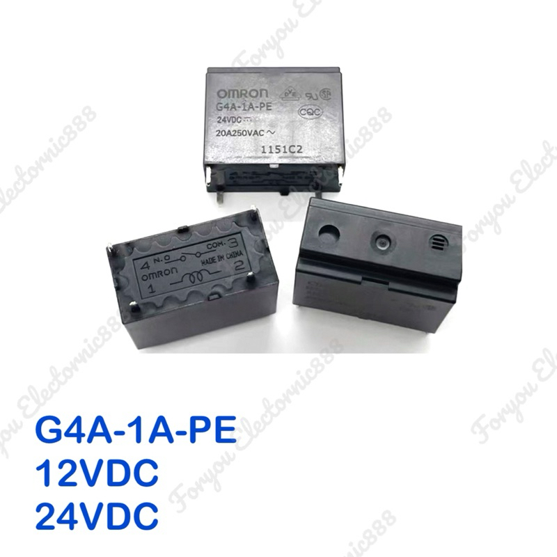 รีเลย์ G4A-1A-PE 12VDC 24VDC สินค้าพร้อมส่ง🇹🇭