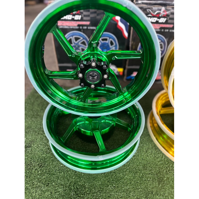 ล้อCNC จีออโน่ CHOBI ตรงรุ่น100% ใส่ได้เลยไม่ต้องแปลง ดุมหลังเบ้าเต็ม Giorno+ ใส่กับยางเดิมได้ - รูปที่ 5