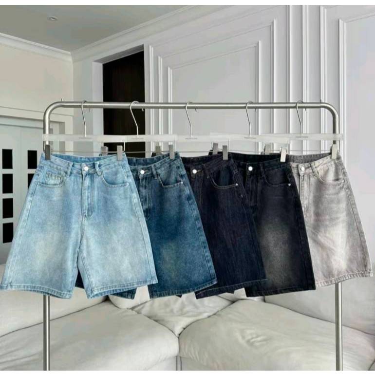 PTJ32155 กางเกงยีนส์ PROMTHONG (Jorts Jeans)
