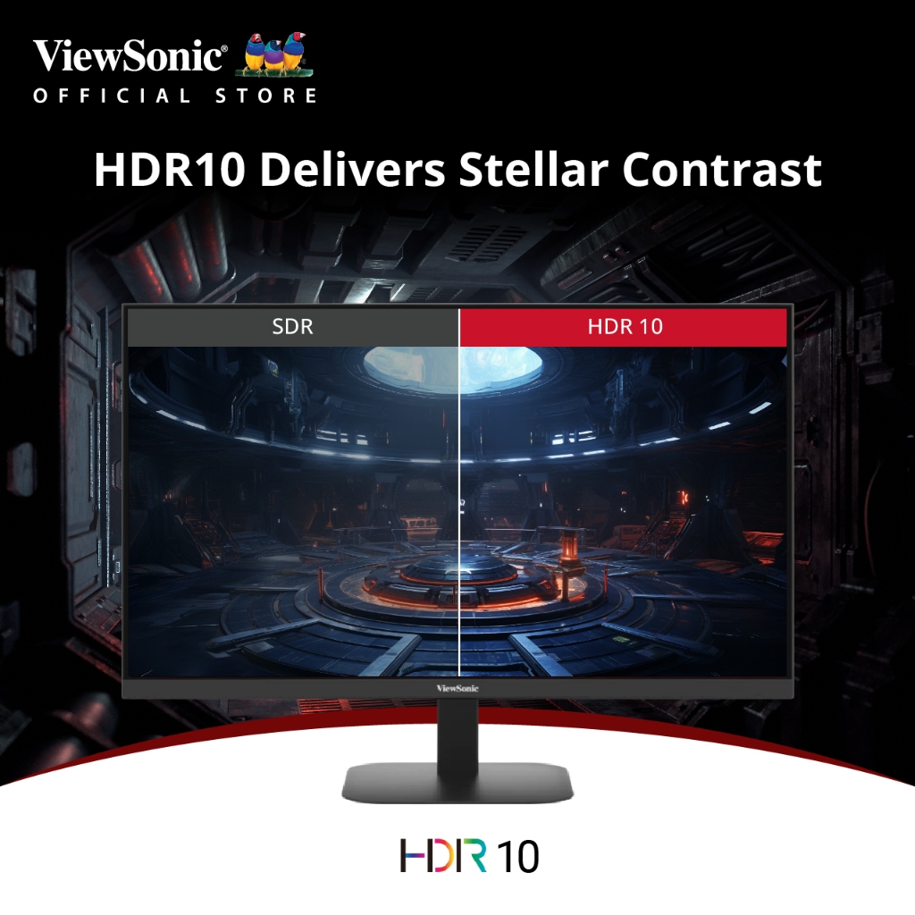 ViewSonic Monitor VA2708-2K-MHD / 27" / 2K QHD IPS / 1 ms (จอมอนิเตอร์)