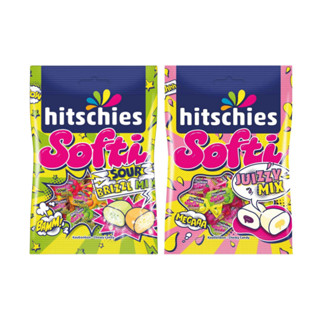 ลูกอม Hitschies Softi mix รสผลไม้รสรวม 90g มี 2 รสชาติ