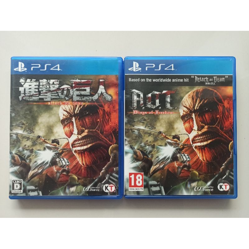 PS4 Games : AOT Attack on Titan Wings of Freedom มือ2 พร้อมส่ง