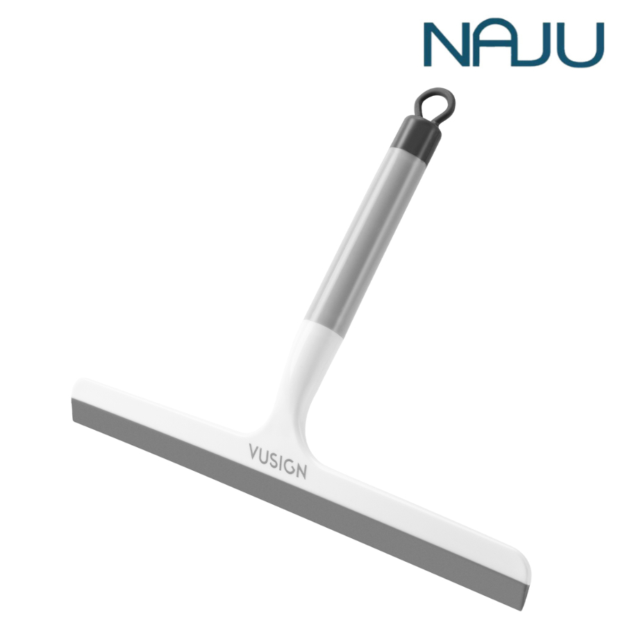 Naju ไม้กวาดรีดน้ำ ไม้กวาดซิลิโคน ไม้รีดน้ำ แปรงเช็ดกระจก Water Wiper Broom ปาดน้ำได้หมดจด ไม่ทิ้งคราบน้ำ