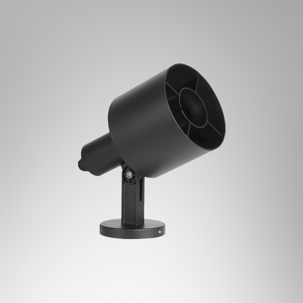 โคมไฟปักดิน L&E สำหรับใช้ภายนอก รุ่น GDS211 วัสดุเป็นอลูมิเนียมสีดำ