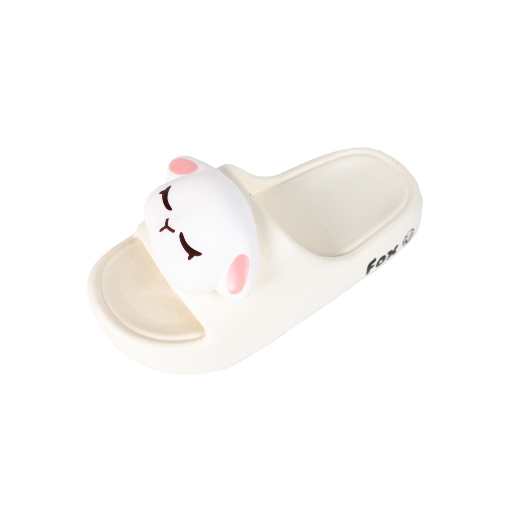 Roving Fox รองเท้าแตะพื้นนุ่มนิ่ม รุ่น RF6459 พื้นนุ่มใส่สบาย สีสันสดใส  มี 2 สี ดำ ขาว