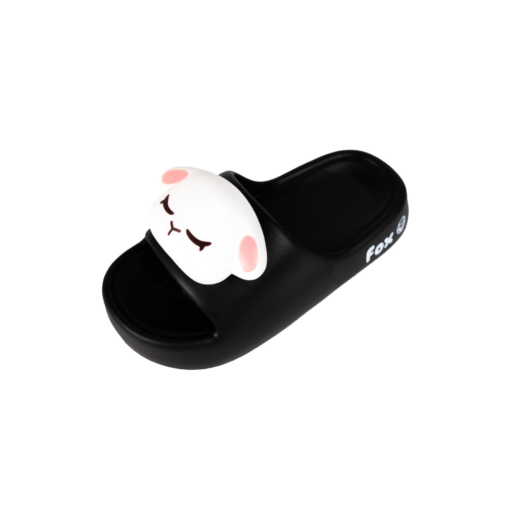 Roving Fox รองเท้าแตะพื้นนุ่มนิ่ม รุ่น RF6459 พื้นนุ่มใส่สบาย สีสันสดใส  มี 2 สี ดำ ขาว