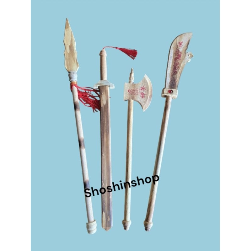 หอกไม้ ขวานไม้ ง้าวไม้ ของเด็กเล่น