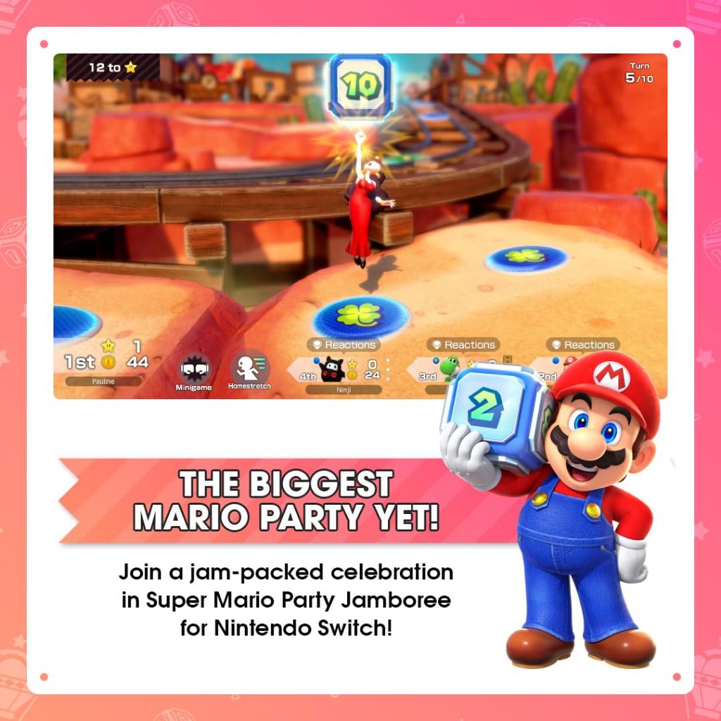 มือ1 Super Mario Party Jamboree [US-ASIA] english Nintendo switch game