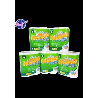 กระดาษทิชชูเอนกประสงค์ แม็คโม่ maxmo แพ็คคู่ รุ่นมาตราฐาน ใช้ทำความสะอาด