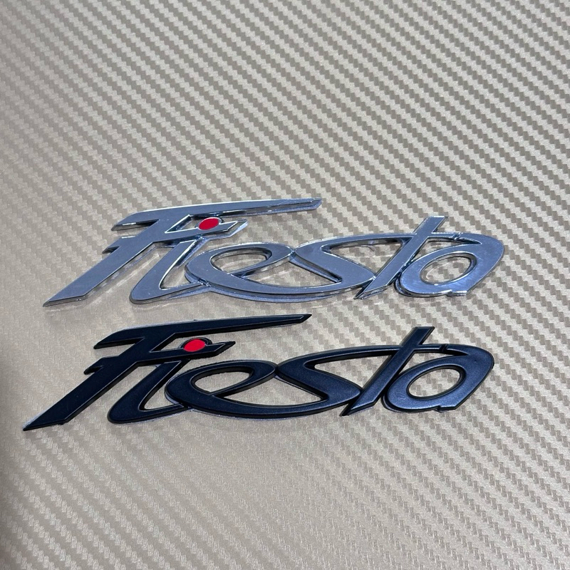 โลโก้  Fiesta ติดรถ ฟอร์ด ขนาด* 3.5 x 14.5 cm