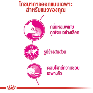 Royal Canin Aroma Exigent อาหารแมว แมวโต เลือกกิน ทานง่าย สูตร กลิ่นหอม อายุ 1 ปีขึ้นไป 4kg