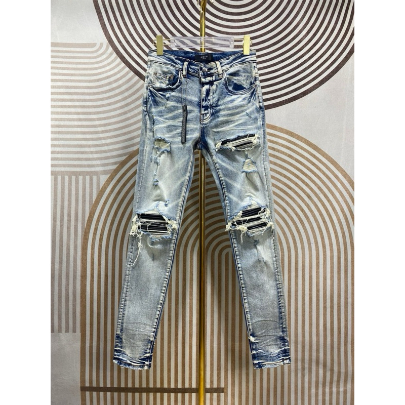 กางเกง Amiri เข่าดำ งานพรีเมี่ยม สินค้ารับประกันตรงปกแน่นอน พร้อมส่ง