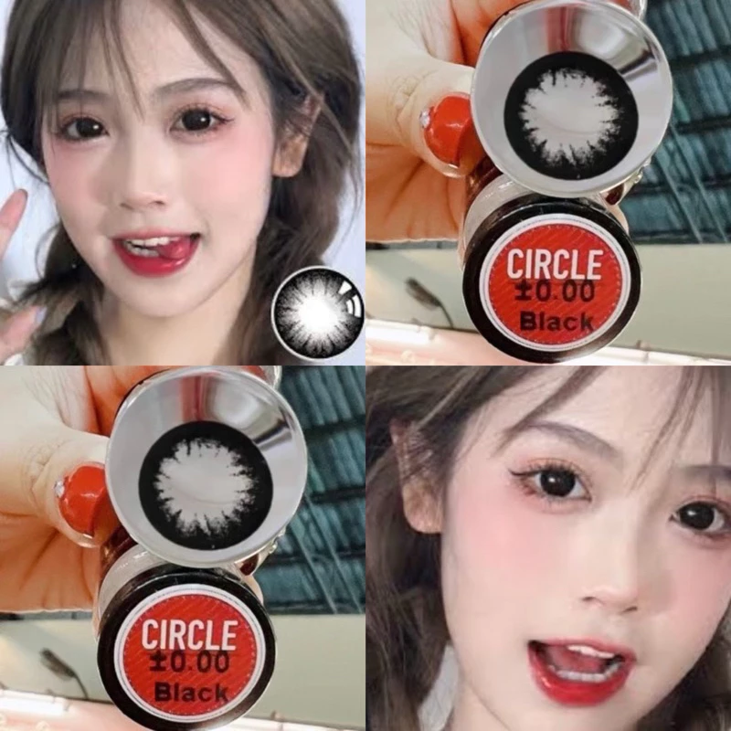 บิ๊กอายสีดำ Big eye Black คอนแทคเลนส์ ตาโตตาสวย ค่าสายตาปกติ