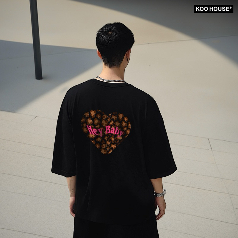 koo house l hey baby l comb no20 เสื้อโอเวอร์ไซส์สีพื้น
