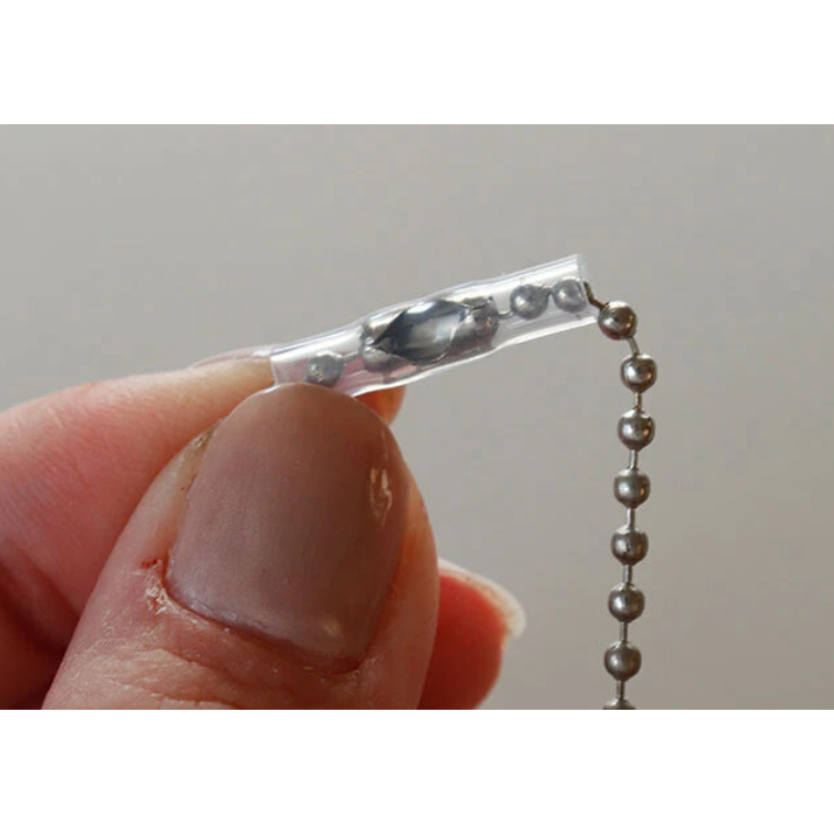 [พร้อมส่งในไทย] ตัวกันหลุดโซ่ไข่ปลา ตัวกันหลุดโซ่บอล (ซองฟ้า) ตัวล็อคพวงกุญแจ ของแท้ 100% จากญี่ปุ่น - รูปที่ 3