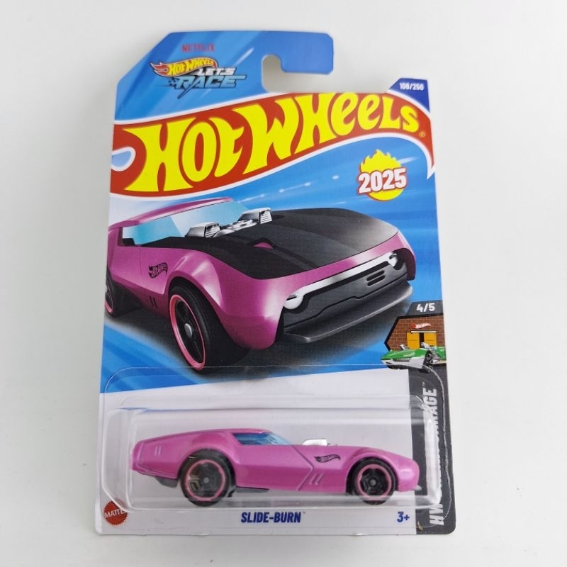 รถเหล็ก Hotwheels SLIDE BURN LET'S RACE (ib42)