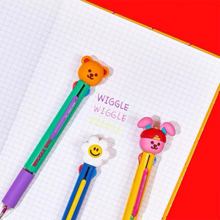 พร้อมส่งของแท้💯Wiggle Wiggle Figure ปากกาลูกลื่นมี4สีใน1ด้าม