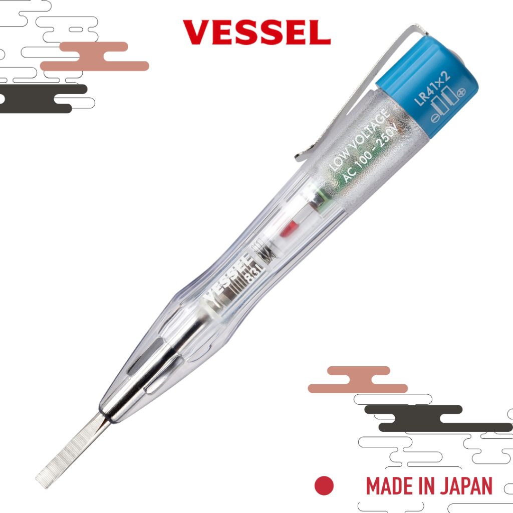 VESSEL ไขควงวัดไฟแบบ LED No.83L