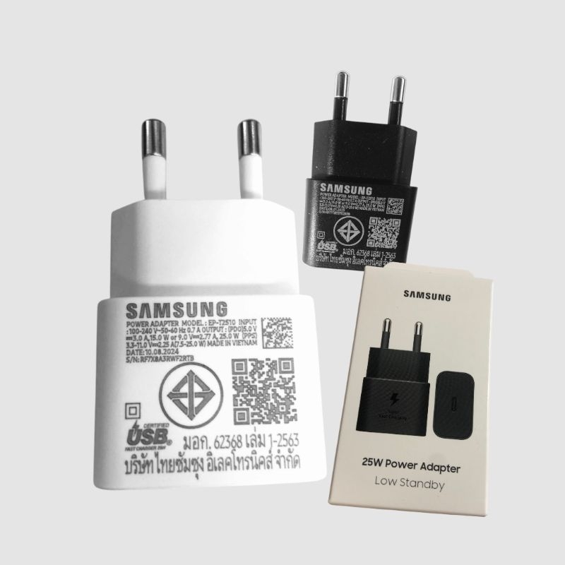 ชุดสายชาร์จแท้Samsung 25w adapter+สายc to c รูปที่ 4