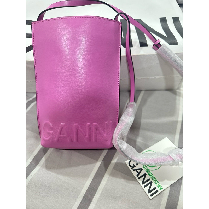 Ganni Small Banner Crossbody Bag