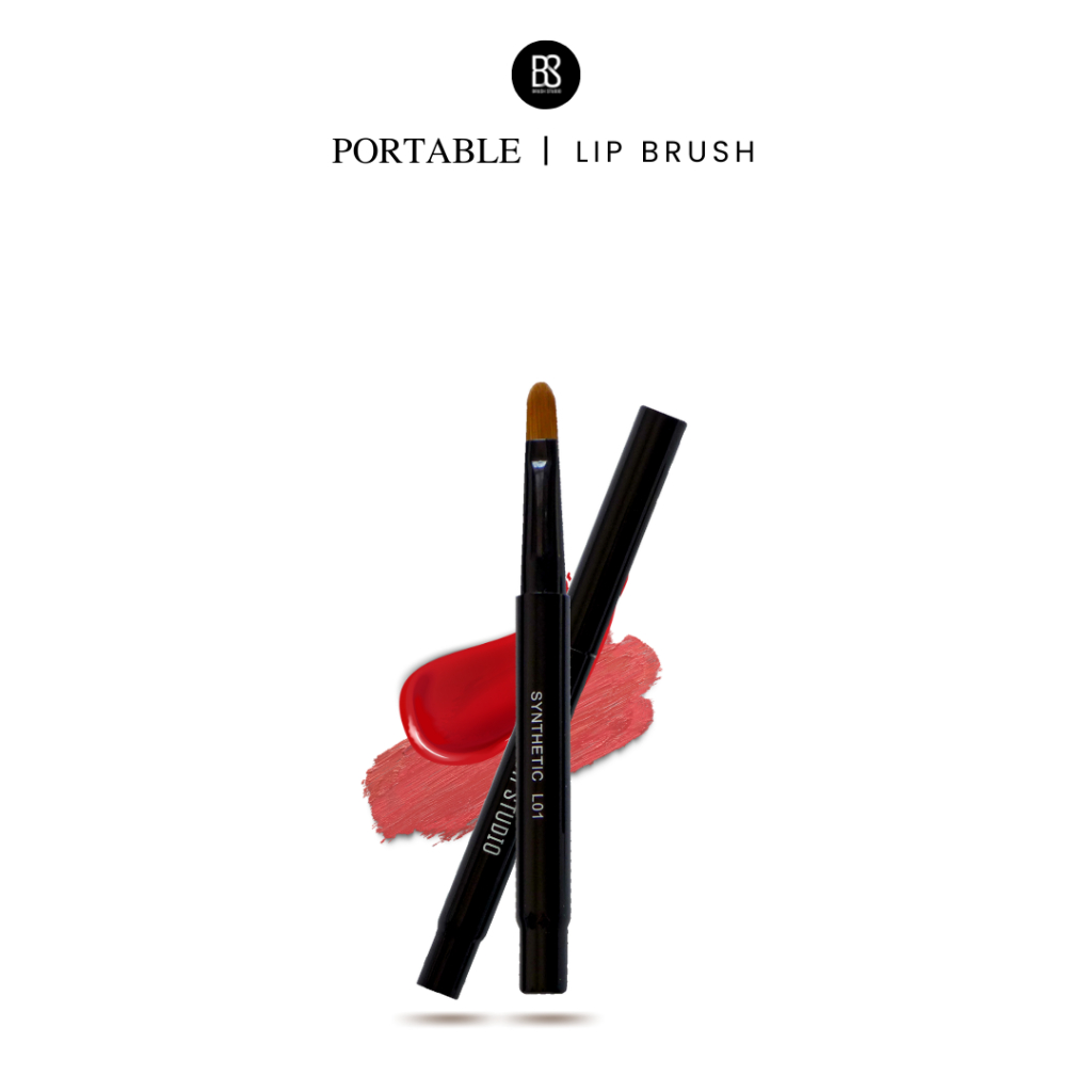 BRUSH STUDIO Portable Lip Brush : แปรงทาลิปสติกแบบพกพา 1 ชิ้น