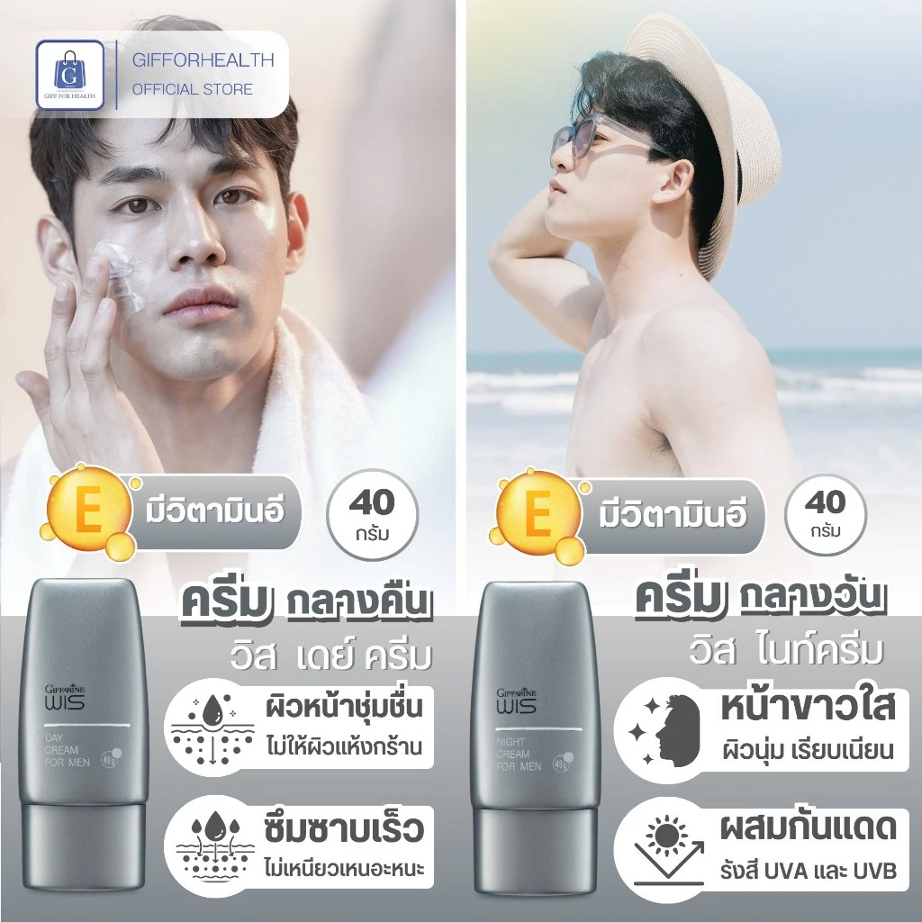 โฟมล้างหน้า ผู้ชาย กิฟฟารีน Giffarine WIS สกินแคร์ LGBTQ+ ชุดบำรุงผิวหน้า ครีมบำรุง กันแดด ลิปบาล์ม thumbnail 5