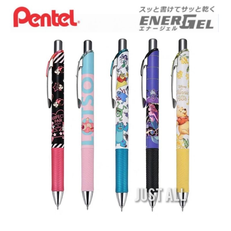 Pentel Energel × Disney Store ปากกาหมึกเจลสีดำ ขนาด 0.5mm [01/68]