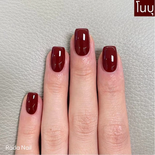 [โทนสีแดง] Rada Nail ยาทาเล็บ สีติดทนนาน เนื้อสีเงาดั่งเจล ไม่ต้องอบ สีทาเล็บ แห้งไวมาก