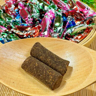บ๊วยอัดแท่ง 200 กรัม ส่วนผสม 5 อย่าง เปรี้ยวอมหวาน เปลือกส้มเขียวหวาน, ฮอว์ธอร์น,พลัม,มะม่วง,ชะเอมเทศ,เครื่องเทศ