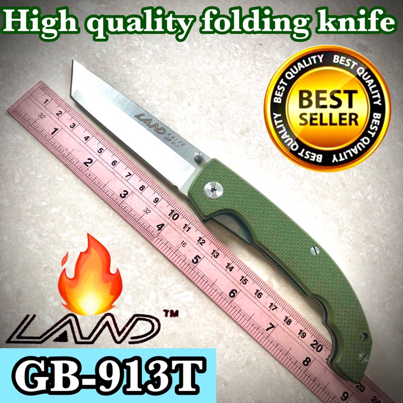 High quality folding knife Land GB-913T for collection and camping 🏕️