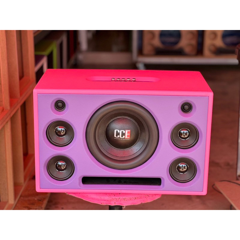 ลำโพงบลูทูธพร้อมใช้งาน ดอกเบส10นิ้ว หน้างานสองชั้น