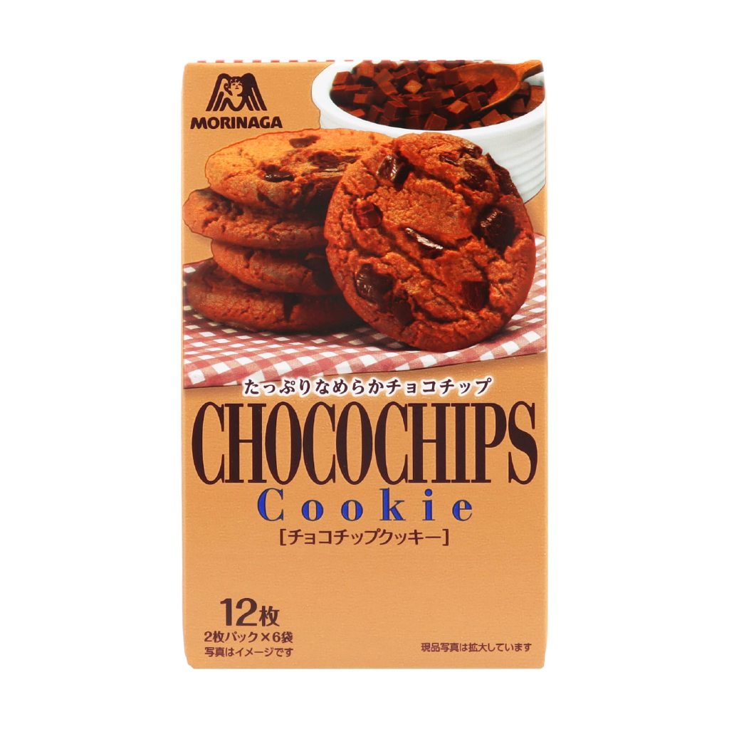 Morinaga chocolate chip cookie 2×6 [Direct from Japan]